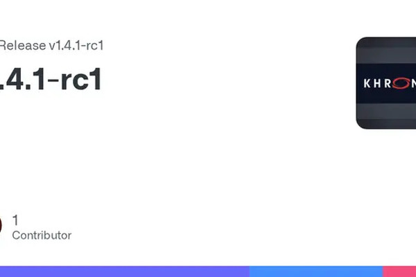 MoltenVK 1.4.1 Release Candidate 1 released